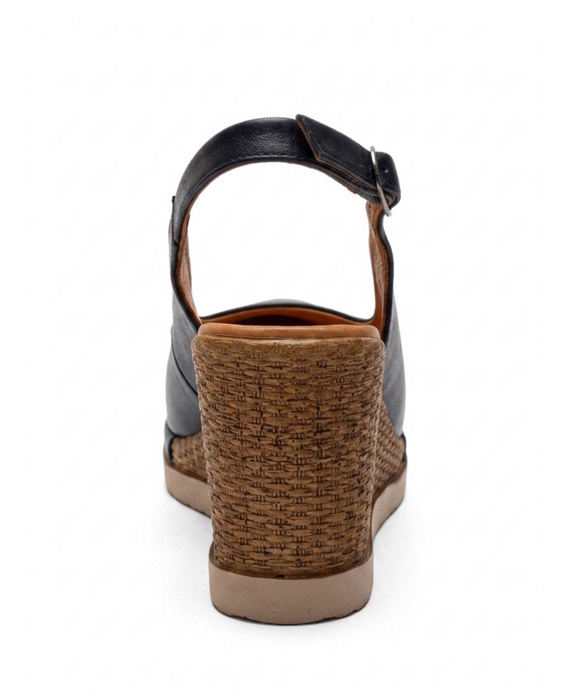 Women's Helina Leather Wedge Sandal