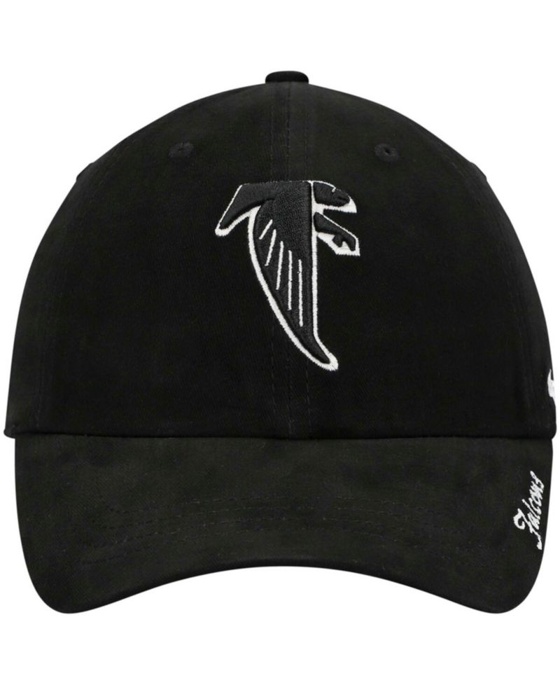 Women's Black Atlanta Falcons Miata Clean Up Legacy Adjustable Hat