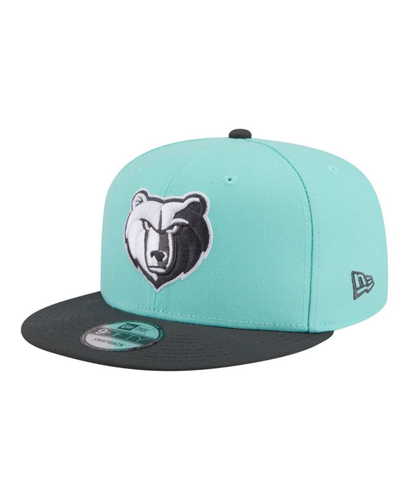 Men's Turquoise/Charcoal Memphis Grizzlies Color Pack Two-Tone 9FIFTY Snapback Hat