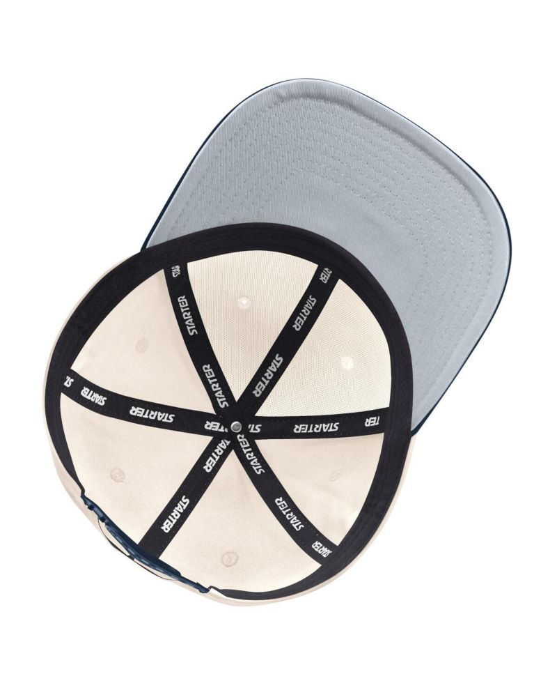Men's Cream/Navy Boston Bruins Blue Wave Classic Adjustable Hat