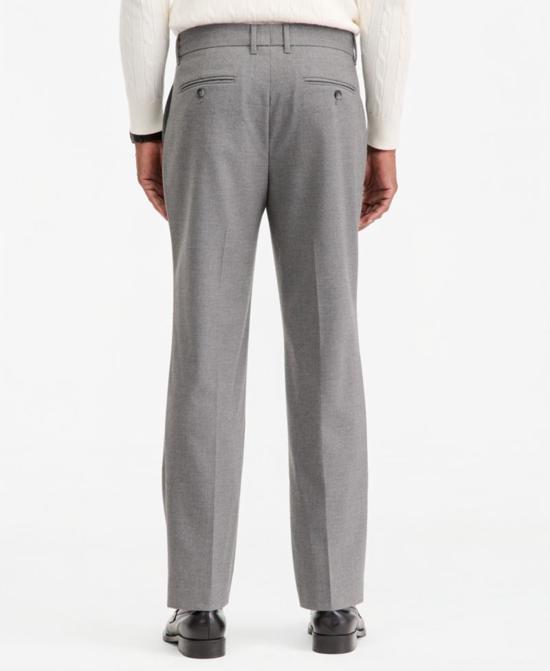 Men's Wool-Blend Flat-Front Pants, Macy's Exclusive