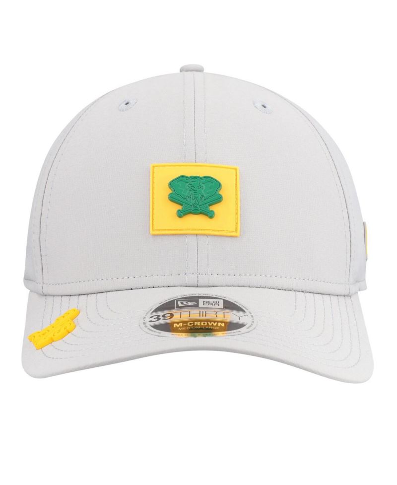 Men's Gray Athletics 2026 Clubhouse Alternate 39THIRTY Flex Hat