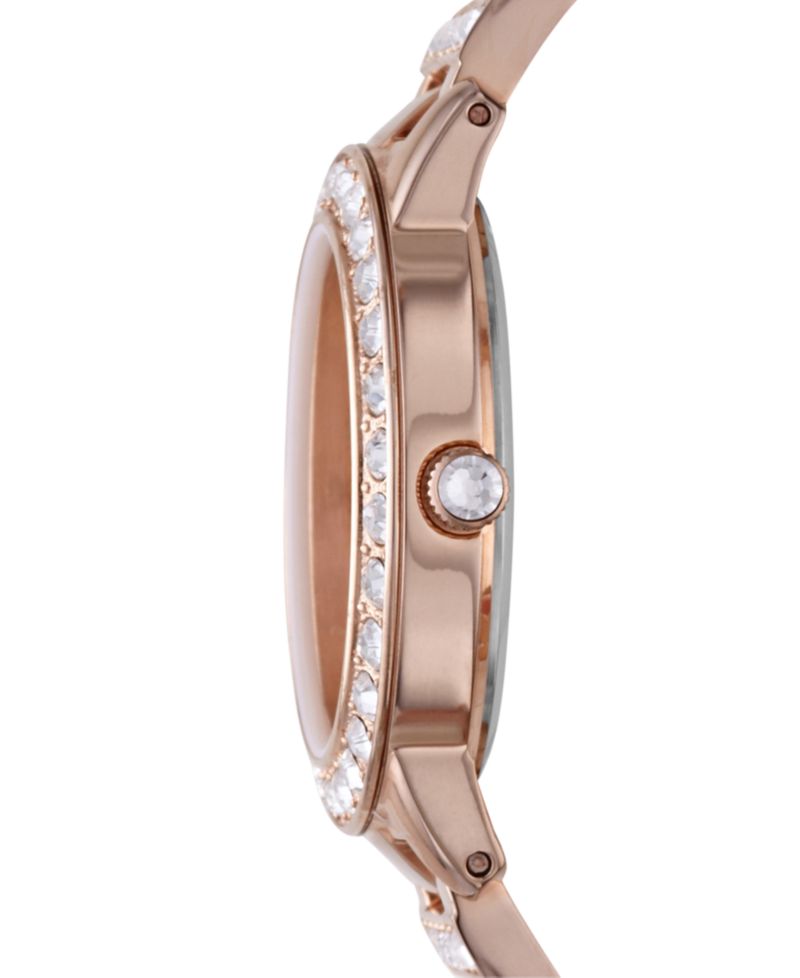 Women's Jesse Rose Gold-Tone Stainless Steel Bracelet Watch 34mm ES3020