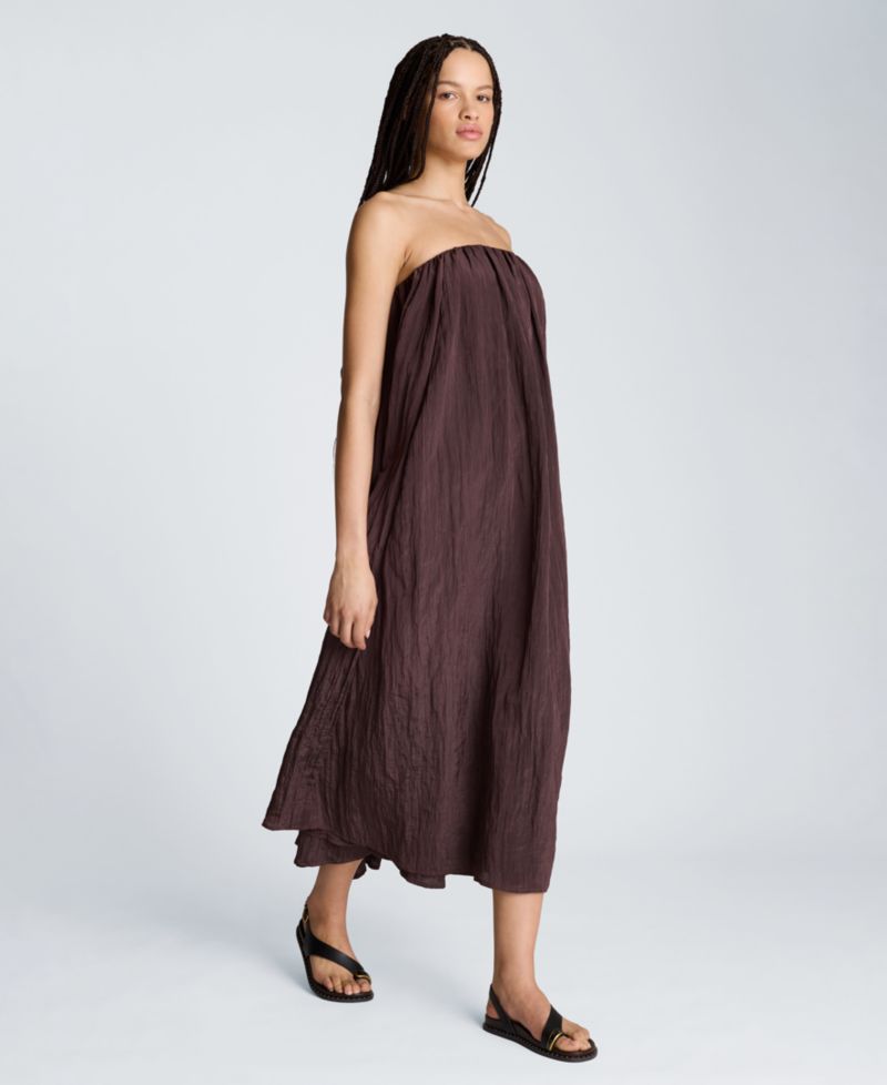 Women's Strapless Maxi Dress