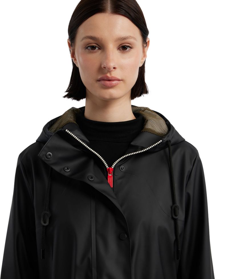 Women's Rubberized Anorak Coat