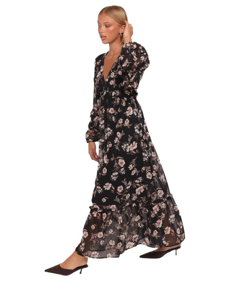Women's Evian Long Sleeve Maxi Dress