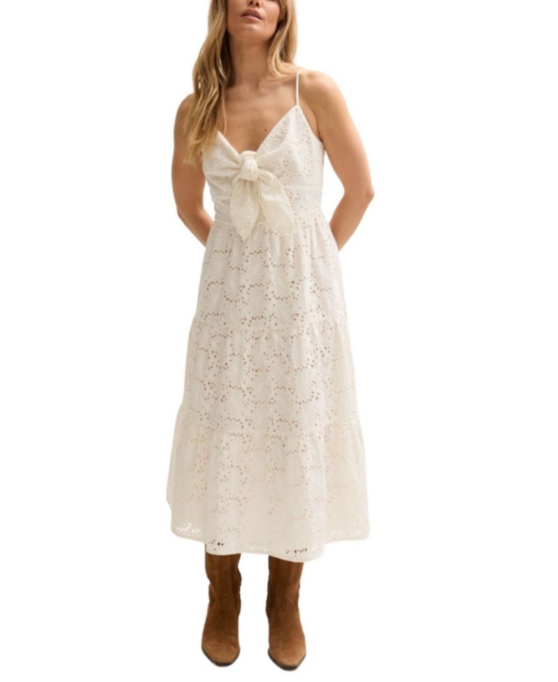 Women's Onita Tiered Broderie Anglaise Midi Dress