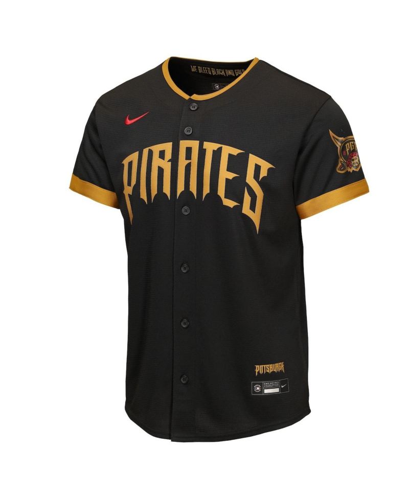 Big Boys and Girls Black Pittsburgh Pirates 2026 City Connect Stadium Jersey