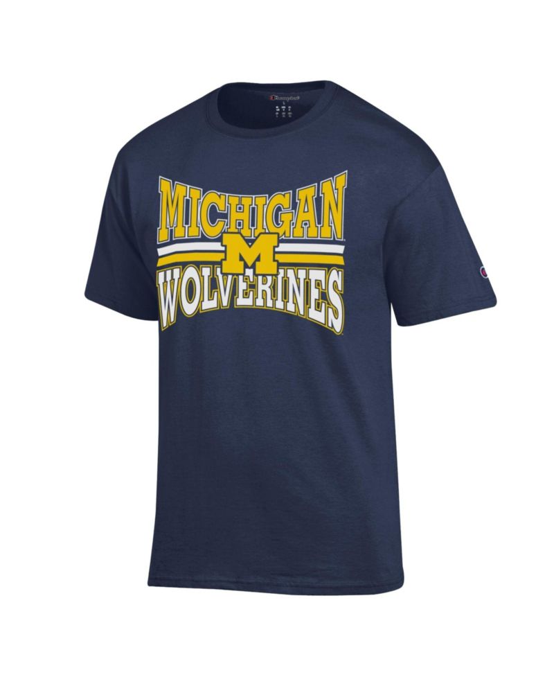 Men's Navy Michigan Wolverines Team Zoom T-Shirt