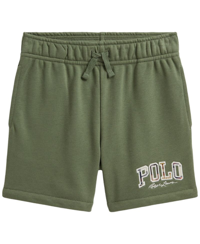 Boys' 2-7 Madras-Logo French Terry Shorts