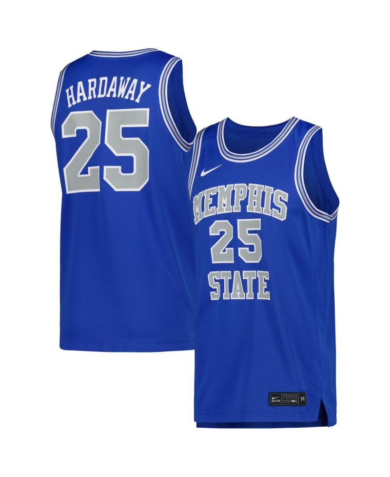 Men's Penny Hardaway Royal Memphis Tigers Retro Performance Basketball Jersey