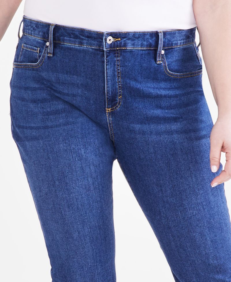 Petite Mid-Rise Curvy Bootcut Jeans, Petite & Petite Short