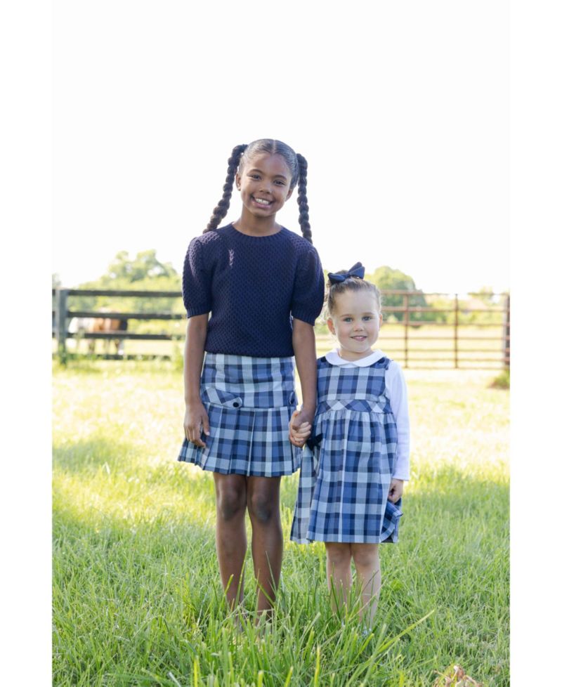 Girls 7-14 Plaid Pleated Skirt