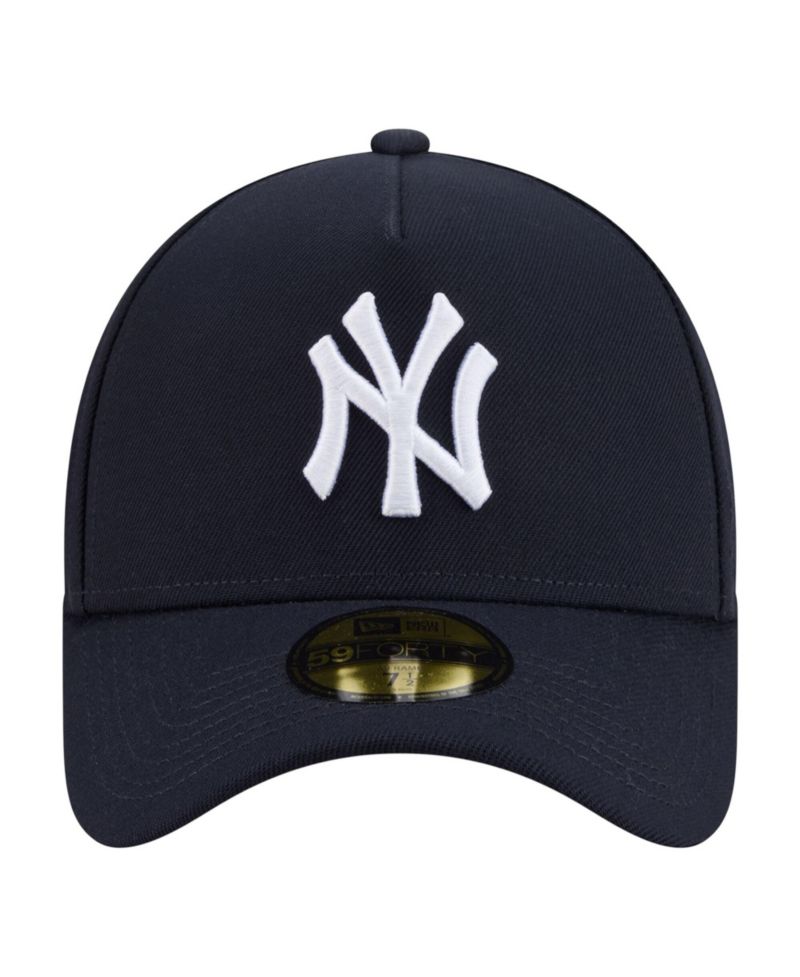 Men's Navy New York Yankees A-Frame 59FORTY Fitted Hat