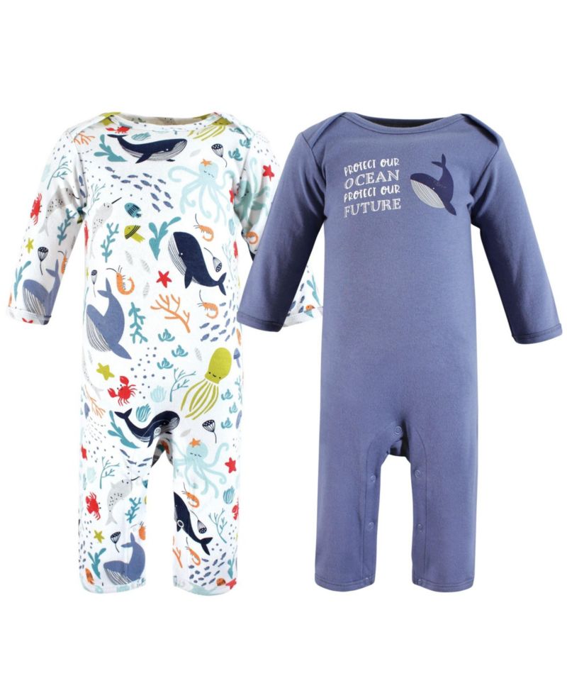 Baby Boys Unisex Natural Double Coverall Set