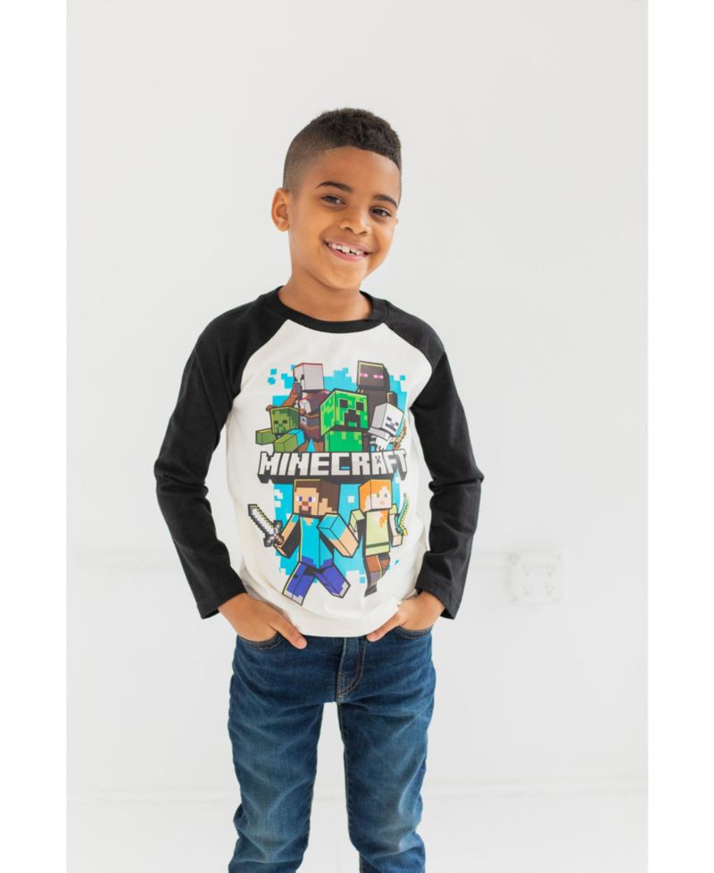 Boys Mobs 2 Pack Long Sleeve Graphic T-Shirt [SizeDescription1]