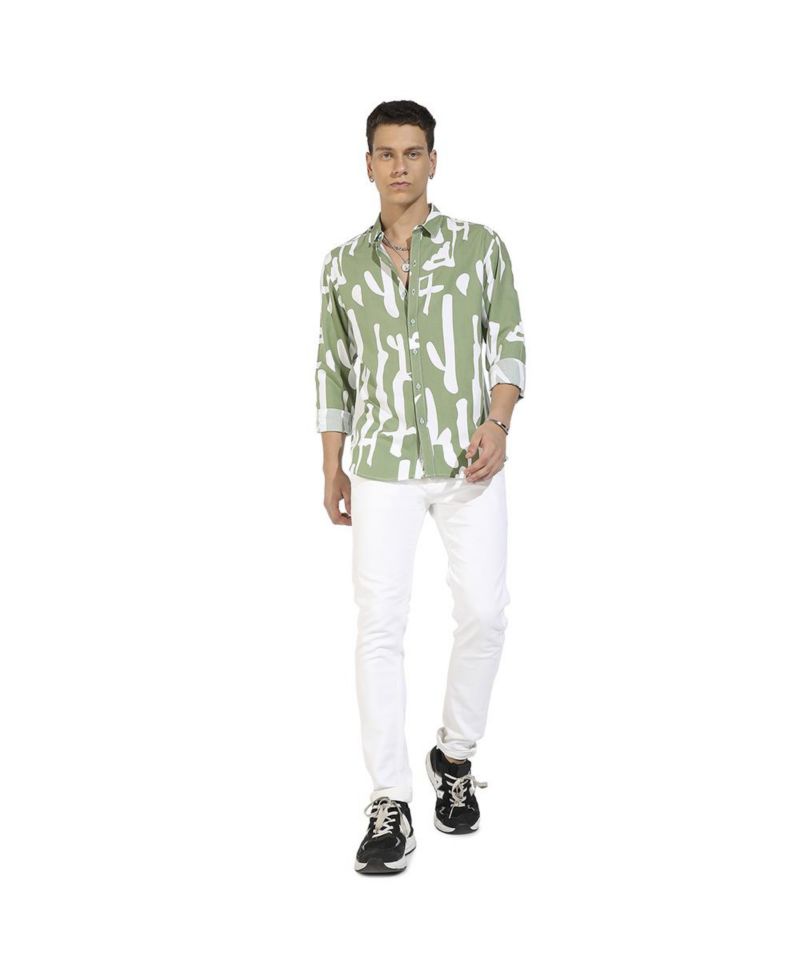 Men's Abstract Print Shirt