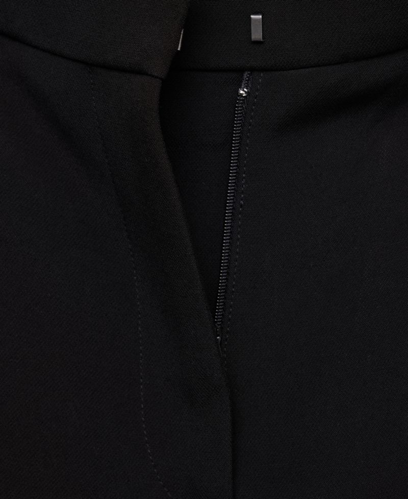 Women's Selection Straight Mid-Rise Viscose Trousers