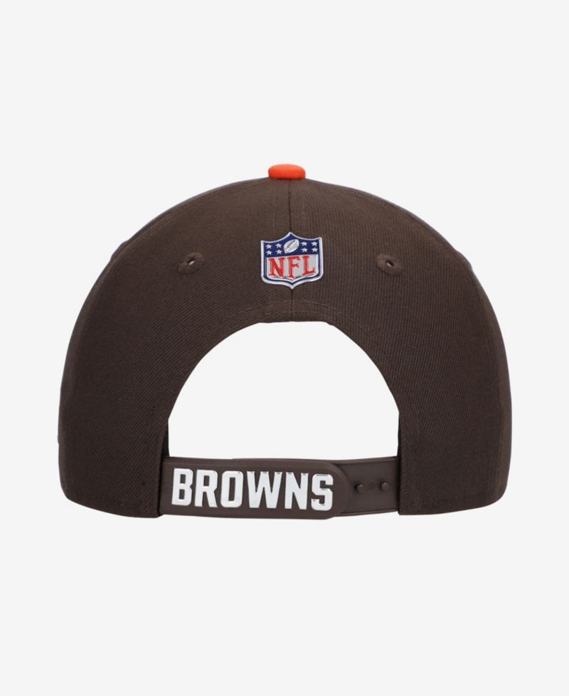 Big Boys and Girls Brown/Orange Cleveland Browns 2026 NFL Draft Pre-Curved 9FIFTY Snapback Hat