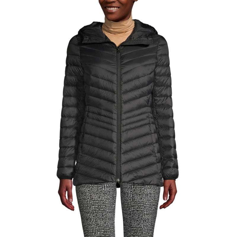Women's Ultralight Packable Long Down Jacket