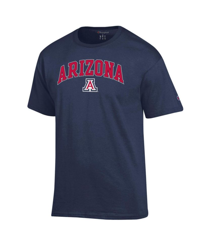 Men's Champion Red Arizona Wildcats Arch Over Logo T-Shirt