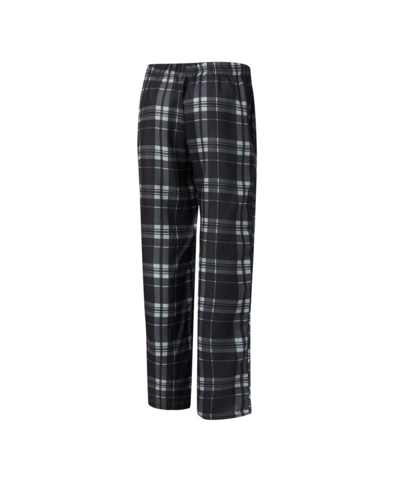 Women's 2-Piece Heather Gray/Black Las Vegas Raiders Regulate Plaid Tank Top and Pants Sleep Set