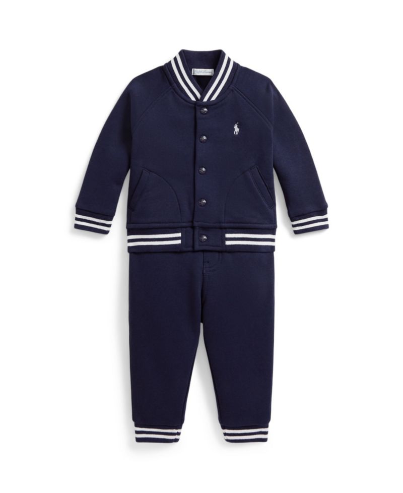 Baby Boys' Baseball Jacket and Jogger Pants, 2-Piece Set