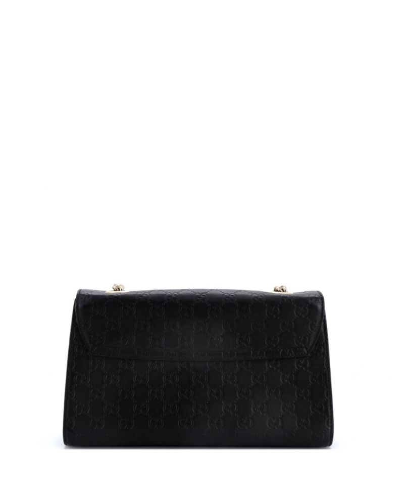 Medium Emily Chain Flap Bag Guccissima Leather