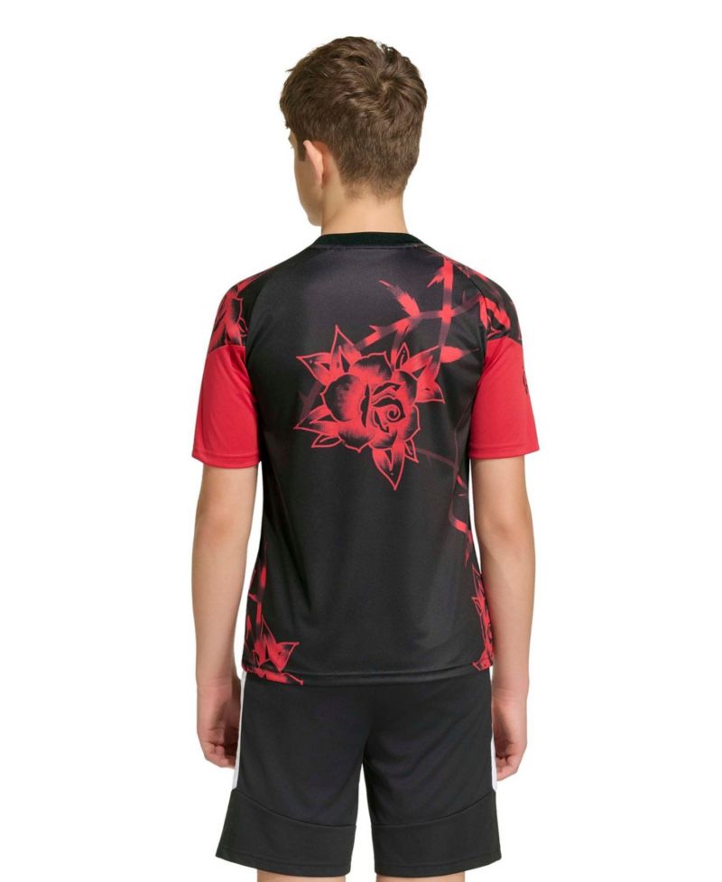 Boys' and Girls' Manchester United Pre-Match Raglan Short-Sleeve T-Shirt