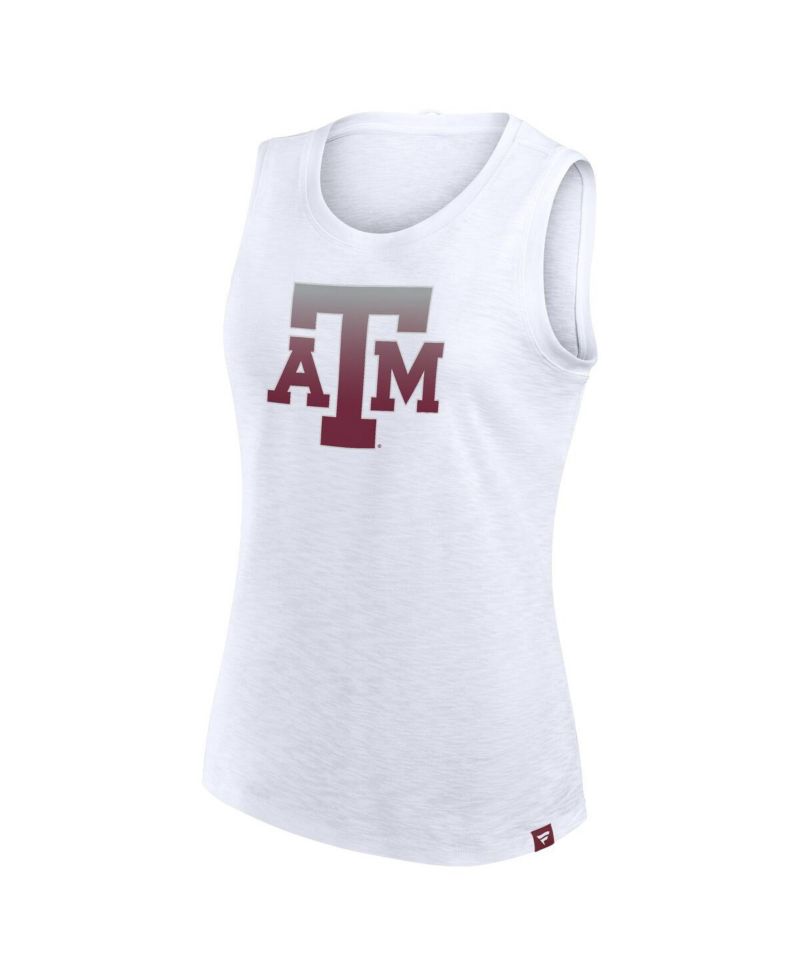 Women's White Texas A&M Aggies Activate Slub Tank Top