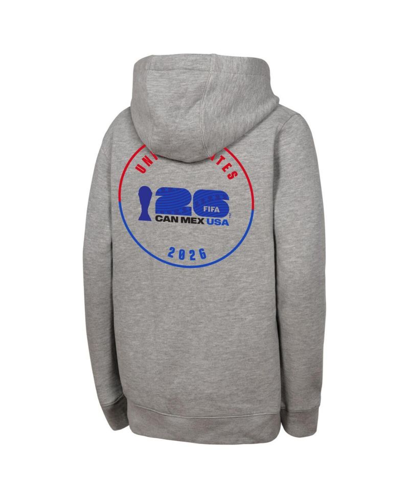 Men's Heather Gray FIFA World Cup 2026 Graphic Hoodie