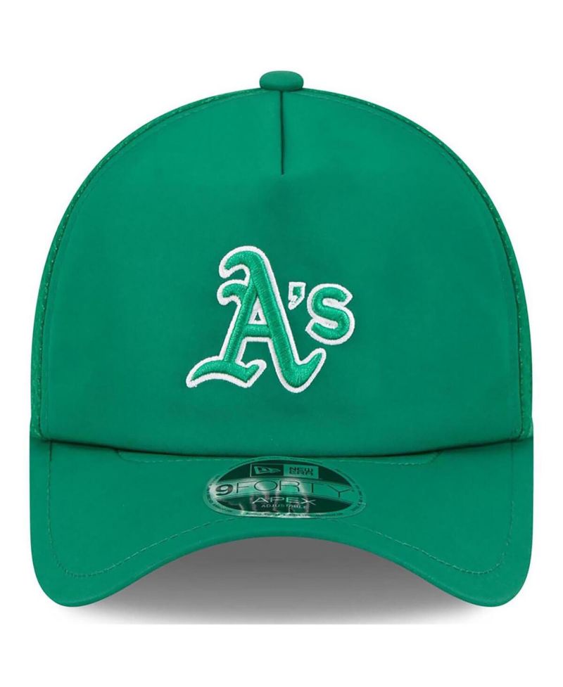 Men's Kelly Green Athletics 2026 Batting Practice Alternate Apex 9FORTY Adjustable Hat