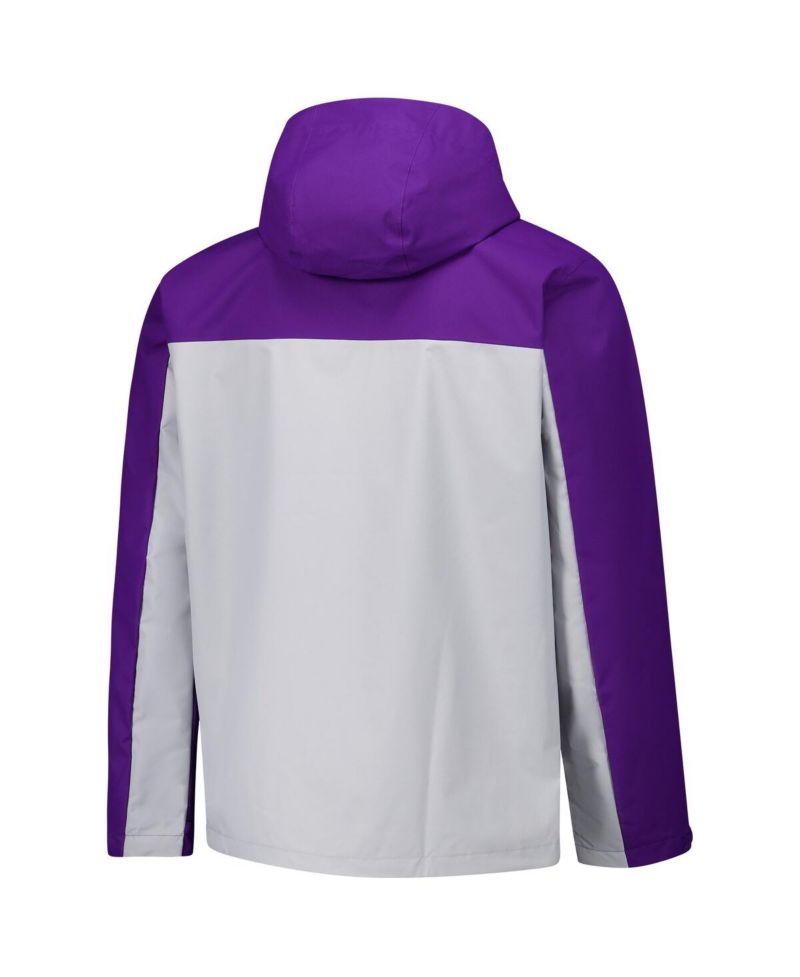 Men's Purple LSU Tigers Field Bound Omni-Tech Full-Zip Jacket