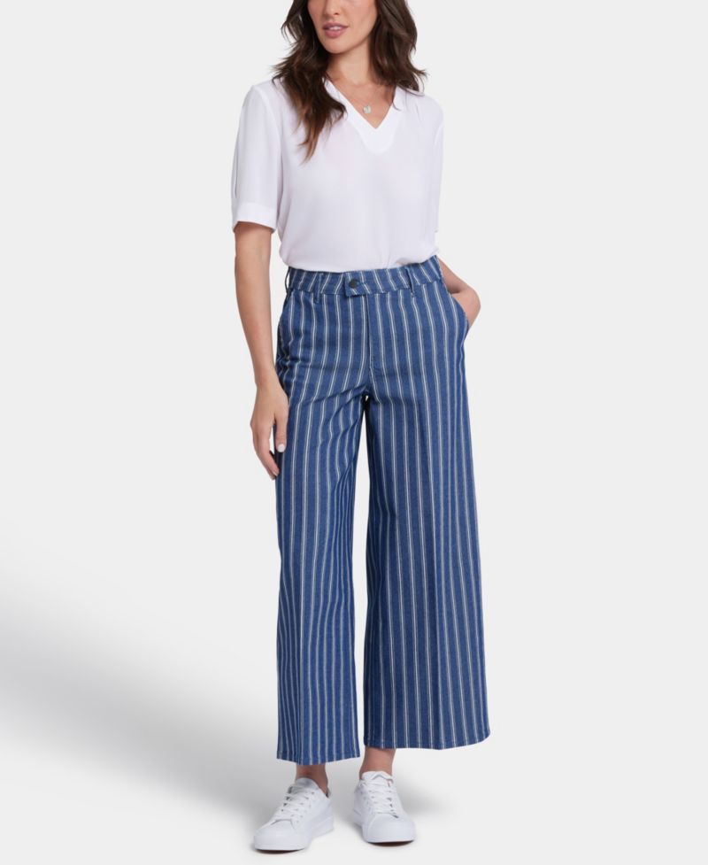 Women's Mona Wide Leg Trouser Ankle Jeans