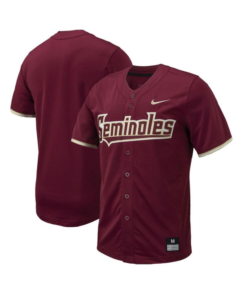 Men's Florida State Seminoles Replica Full-Button Baseball Jersey