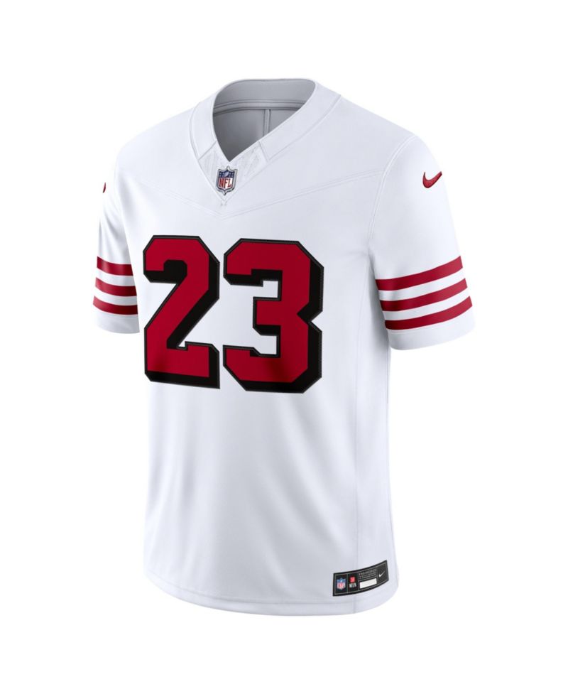 Men's Christian McCaffrey White San Francisco 49ers Alternate Vapor F.U.S.E. Stitched Limited Jersey