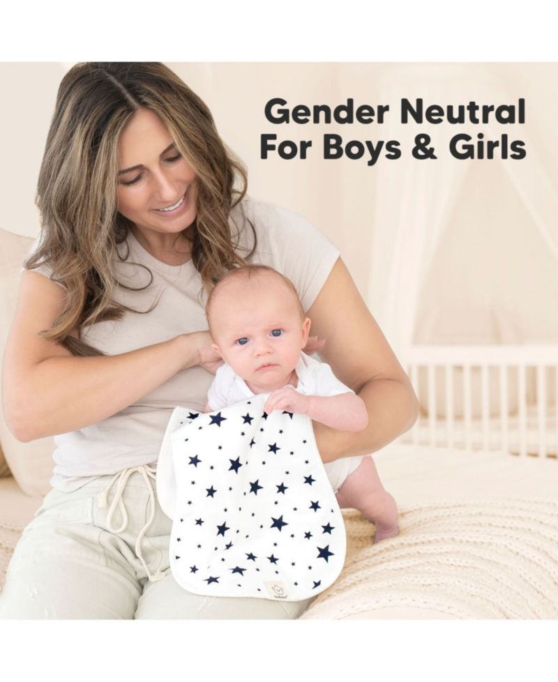 Kids Urban Baby Burp Cloths, Organic Burping Cloth for Babies, Burp Rags for Baby Girls, Boys