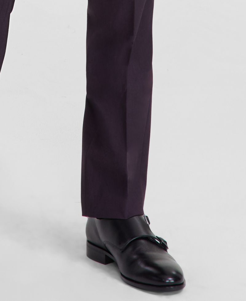Men's Modern-Fit Solid Suit Separate Pants