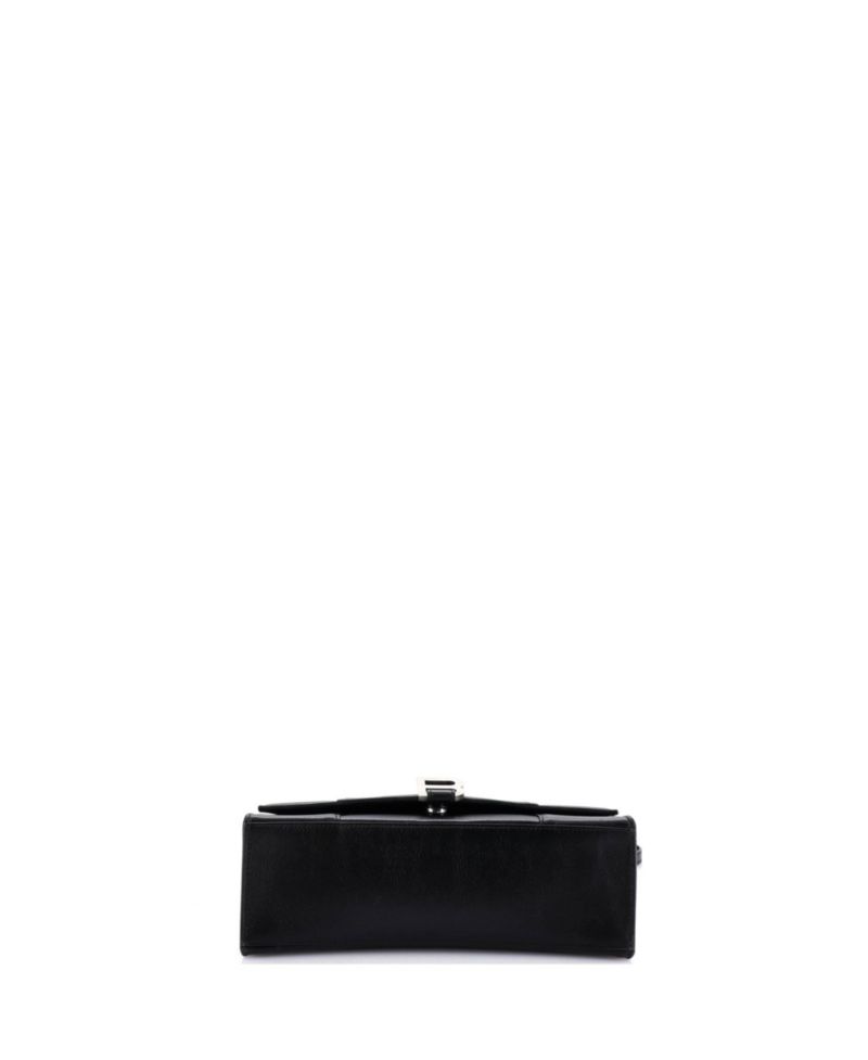 Medium Hourglass Top Handle Bag Leather