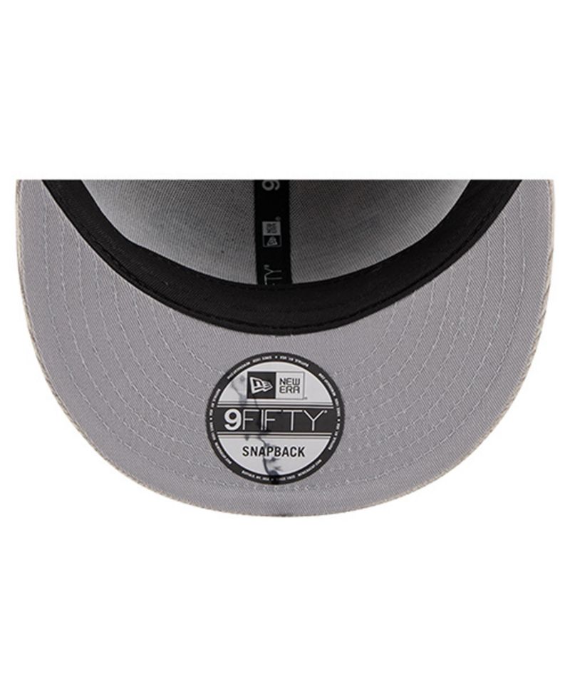 Men's Gray Detroit Lions Cord Rope Corduroy 9FIFTY Snapback Hat