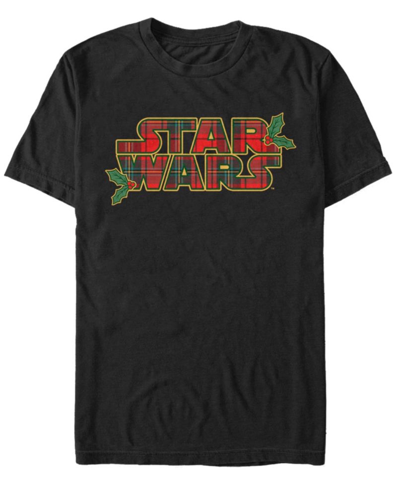 Men's Star Wars Tartan Logo Short Sleeves T-shirt