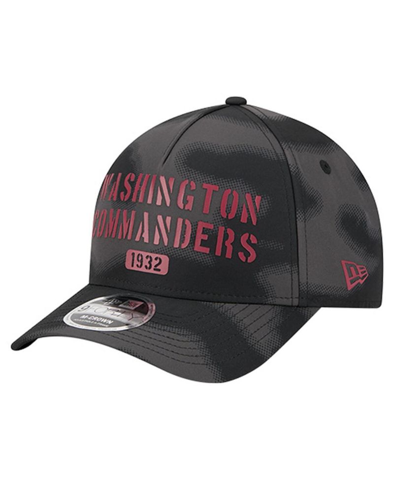 Men's Gray Washington Commanders Halftone Camo 9FORTY Hat