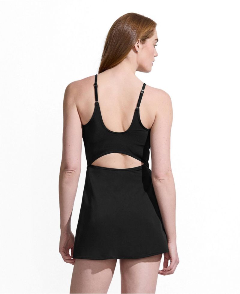 Women's Tugless Monokini Swim Dress Swimsuit