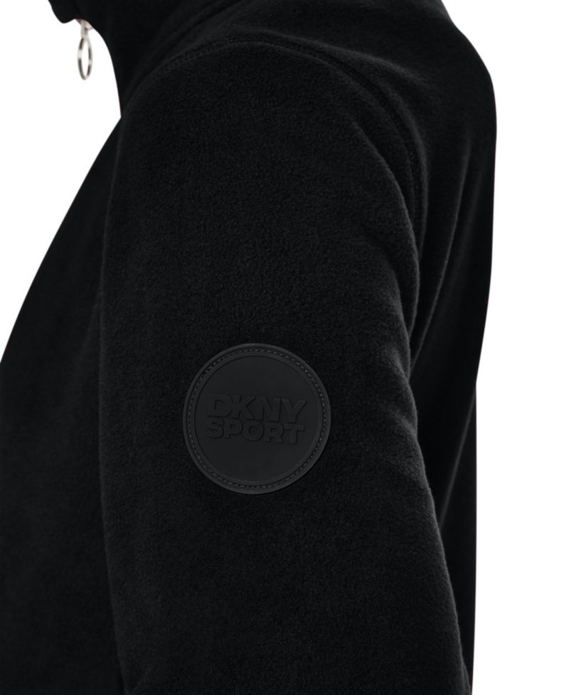 Women's Fleece Curved-Hem Zip-Up Jacket