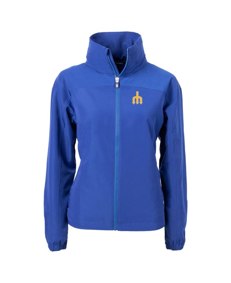 Women's Royal Seattle Mariners Charter Eco Full-Zip Jacket