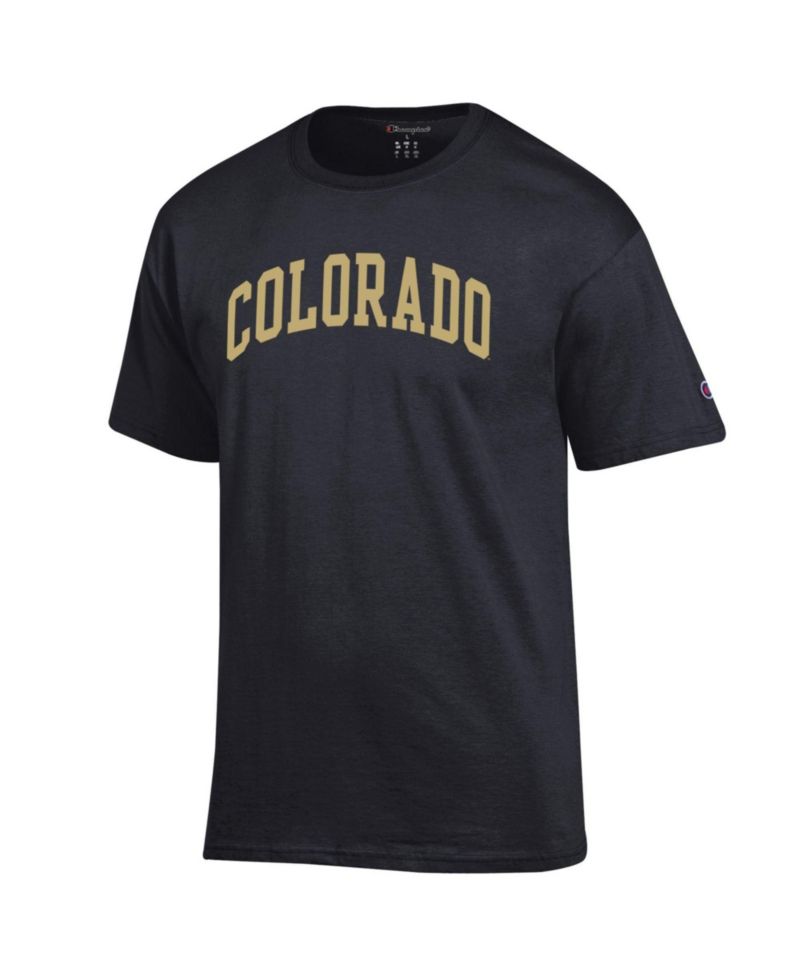 Men's Black Colorado Buffaloes Basic Arch T-Shirt