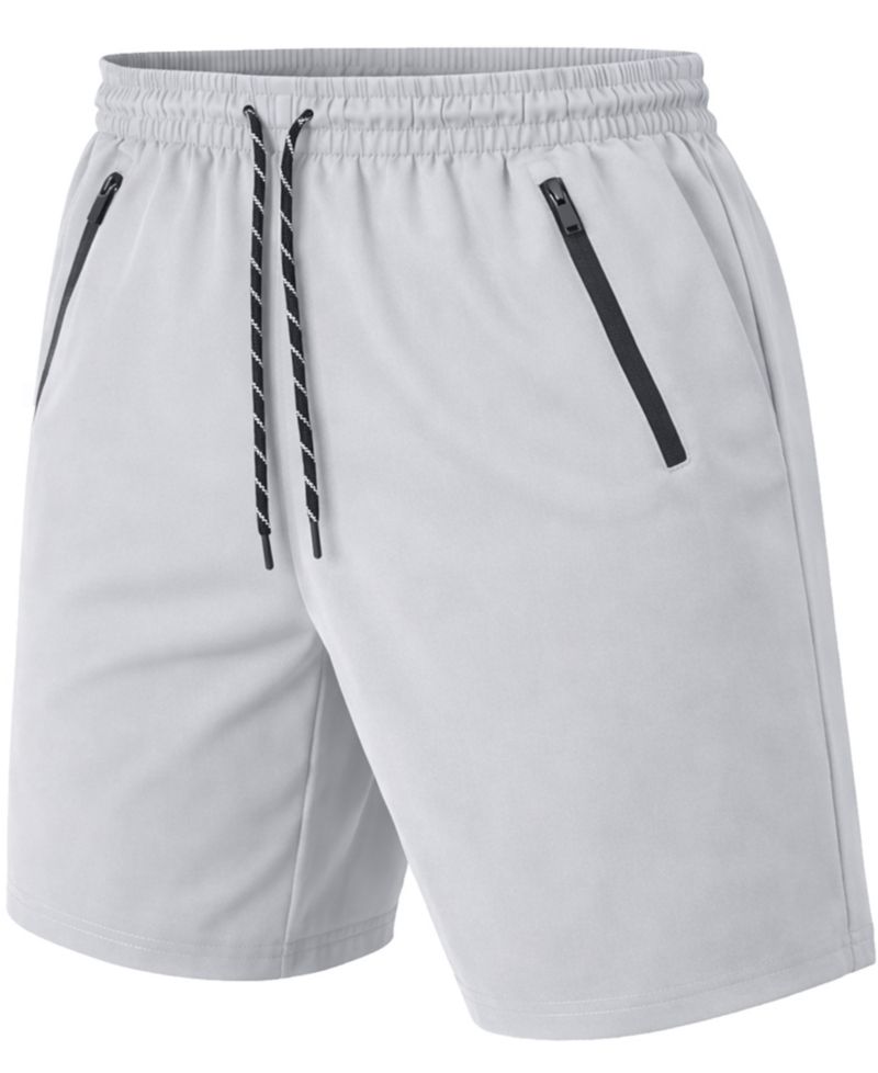 Men's Performance Training Shorts with Zipper Pockets