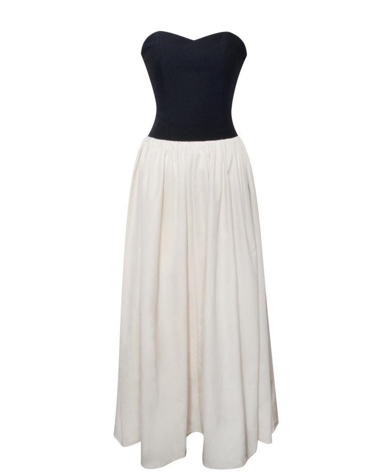 Women's Sana Sweetheart Lace-up Back Drop Waist Maxi Dress