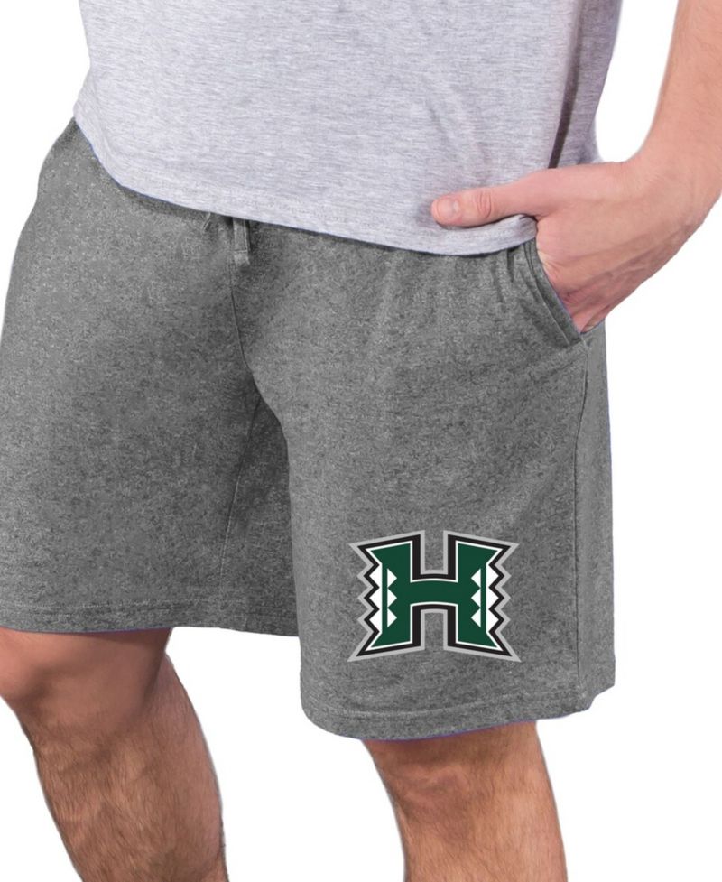 Men's Charcoal Hawaii Warriors Quest Knit Jam Shorts