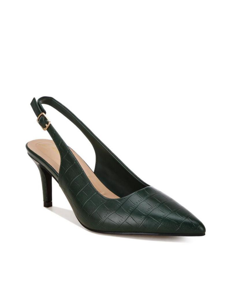 Womens HALINS Pointed Toe Slingback Heels